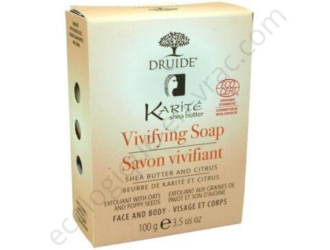 Savon vivifiant 100g visage et corps druide1