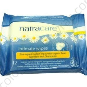 12 LINGETTES INTIMES BIOLOGIQUES A LA CALENDULE ET CAMOMILLE