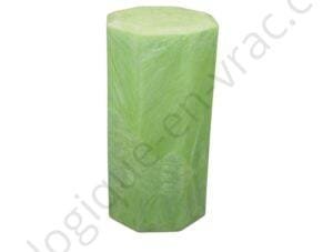 BOUGIE VERTE NACREE HEXAGONALE MODELE MOYEN