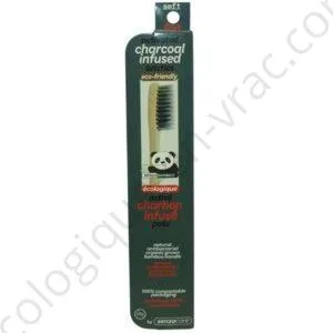 BROSSE A DENTS POUR ADULTE POILS DOUX CHARBON INFUSE