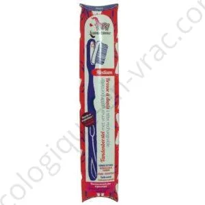 BROSSE A DENTS ECOLOGIQUE MEDIUM VIOLETTE A TETE RECHARGEABLE