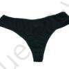 Culotte tanga noire mariefil