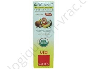 DENTIFRICE POUR ENFANT AU COCONUT ET A LA BANANE