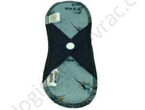 SERVIETTE HYGIENIQUE LAVABLE FLUX LEGER MODELE REGULIER COURT