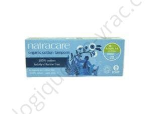 20 TAMPONS SANS APPLICATEUR FLUX REGULIER BIO