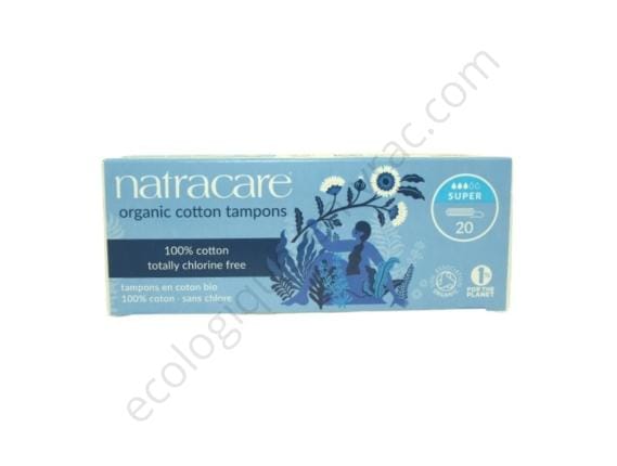Tampons Flux Super Plus Bio X15 | Coton 100% Biologique | Biodégradables | Sans Applicateur