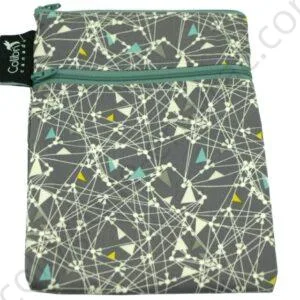 SAC IMPERMEABLE A DOUBLE USAGE POUR ALIMENT SEC ET HUMIDE TRIANGLES