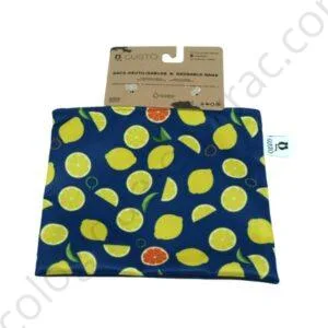 SAC A SANDWICH REUTILISABLE CITRONS