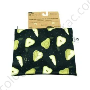 SAC A SANDWICH REUTILISABLE POIRES