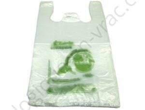 100 SACS A BRETELLES OXO-DEGRADABLES 30CM X 35CM