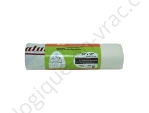 10 SACS A ORDURES COMPOSTABLES BIODEGRADABLES 61CM X 81CM