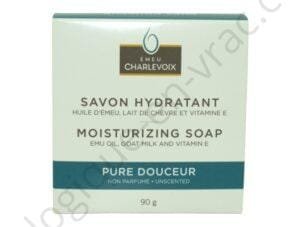 SAVON HYDRATANT SANS PARFUM A L HUILE D'EMEU ET LAIT DE CHEVRE