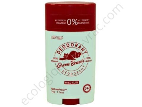 Deodorant 50g rose sauvage green beaver