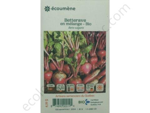 Betterave en melange bio 100 semences les jardins de lecoumene