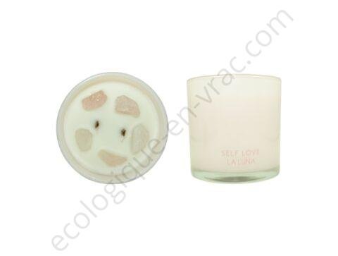 Bougie amour de soi 300g quartz rose2 la luna