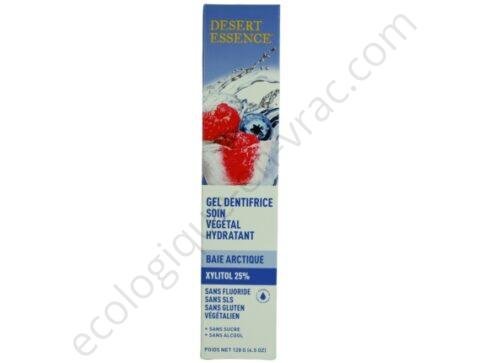 Dentifrice gel soin vegetal baie arctique desert essence