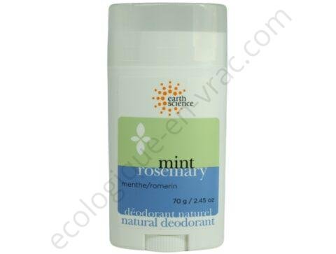 Deodorant menthe romarin 70g earth science