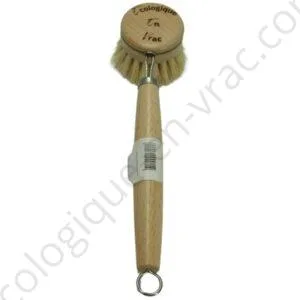 BROSSE A VAISSELLE + PINCE AVEC POILS CLAIRS