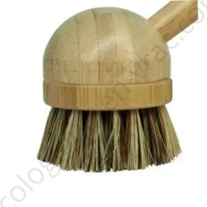 BROSSE A VAISSELLE A VIS AVEC POILS BRUNS