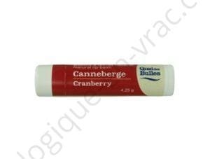 BAUME A LEVRES NATUREL CANNEBERGE