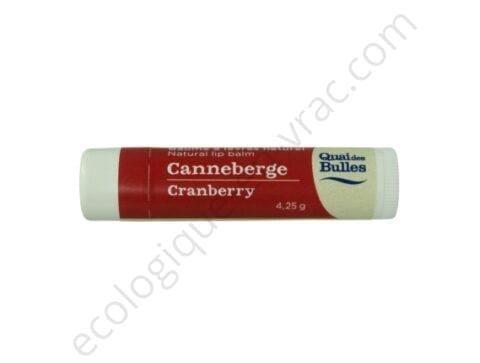 Baume a levres canneberge 4.25g quai des bulles