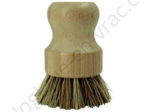 POMMEAU A VAISSELLE AVEC POILS BRUNS