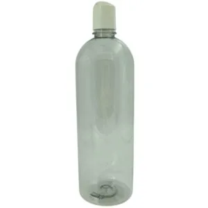 CONTENANT 1L CLAIR AVEC BOUCHON DISCTOP