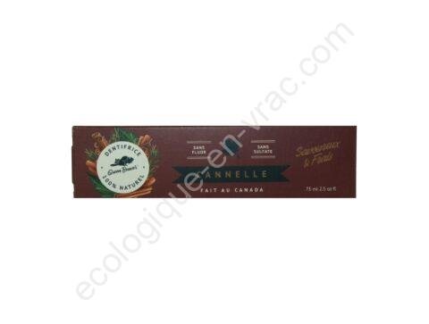 Dentifrice naturel canelle green beaver