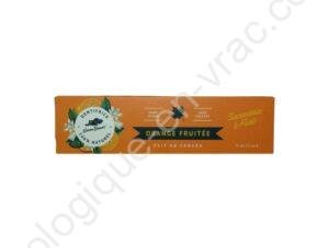 DENTIFRICE 100% NATUREL A L'ORANGE FRUITEE