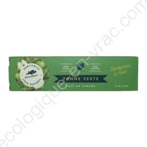 DENTIFRICE 100% NATUREL A LA POMME VERTE
