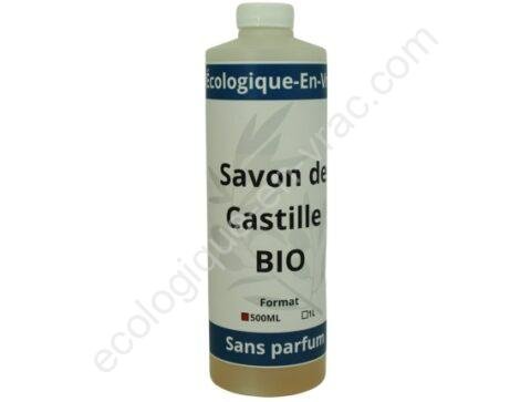 Savon de Castille bio 500ml sans parfum eev