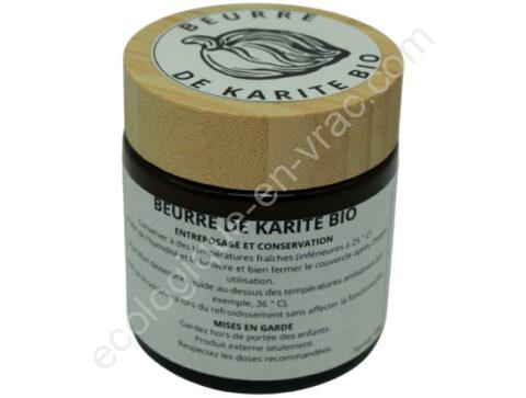 Beurre de karite bio pot 100g ecologique en vrac