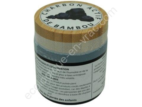 Charbon de bambou actif 50g ecologique en vrac