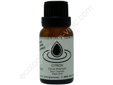Huile essentielle citron 15ml eev