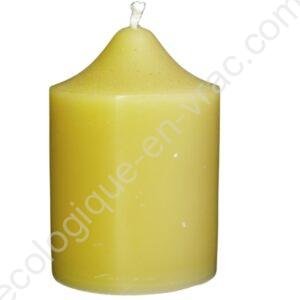 BOUGIE ARTISANALE GROS PILIER EN CIRE D'ABEILLE