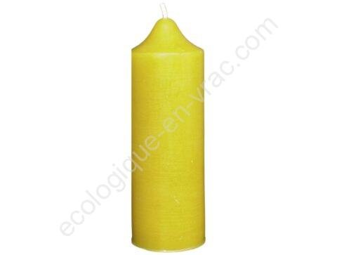 Bougies cire abeille long pilier eev