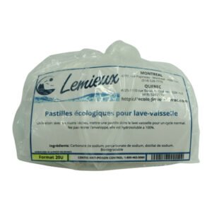 LOT DE 20 PASTILLES LAVE VAISSELLE ECOLOGIQUE