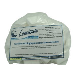 LOT DE 50 PASTILLES LAVE VAISSELLE ECOLOGIQUE