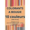 Colorant a bougie 10 cubes face ecologique en vrac